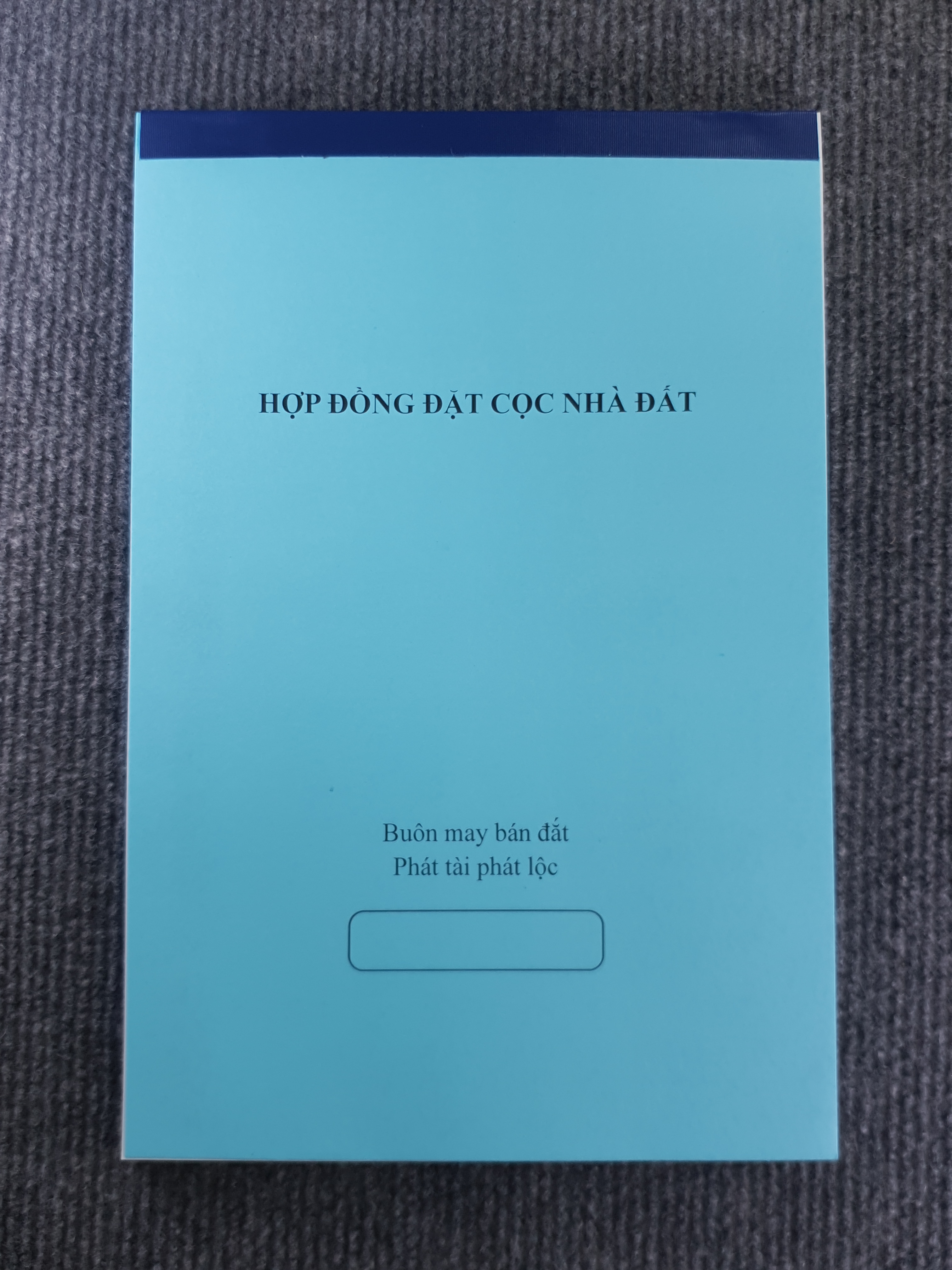 Hợp Đồng Đặt Cọc Nhà Đất 3 Liên