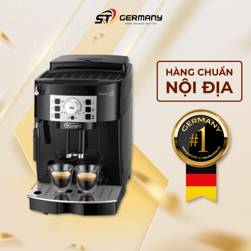 Máy pha cà phê tự động nội địa đức delonghi magnifica s ecam 22110b, máy pha cafe gia đình tiện lợi germanysnt 630020