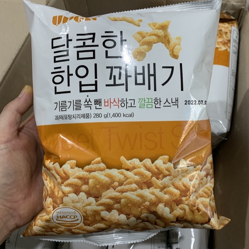 Snack quẩy xoắn Hàn Quốc Upon 280g
