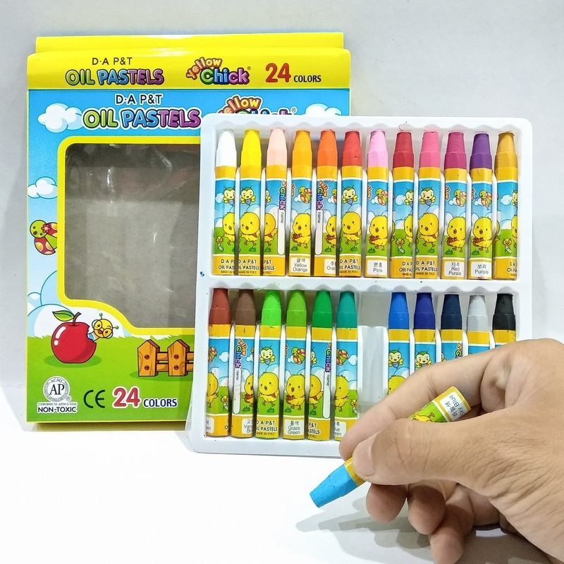 Sáp dầu con gà 24/36/48 màu