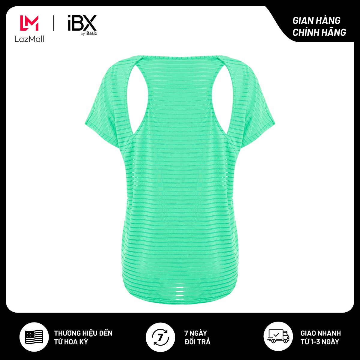 Áo thể thao tay ngắn iBasic IBX044