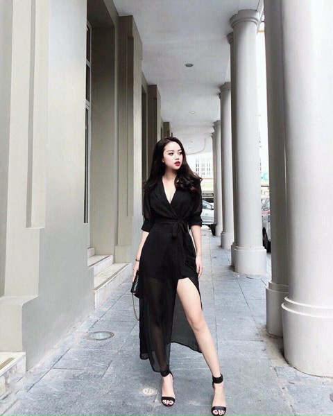 Vải voan cát may váy loại cao cấp
