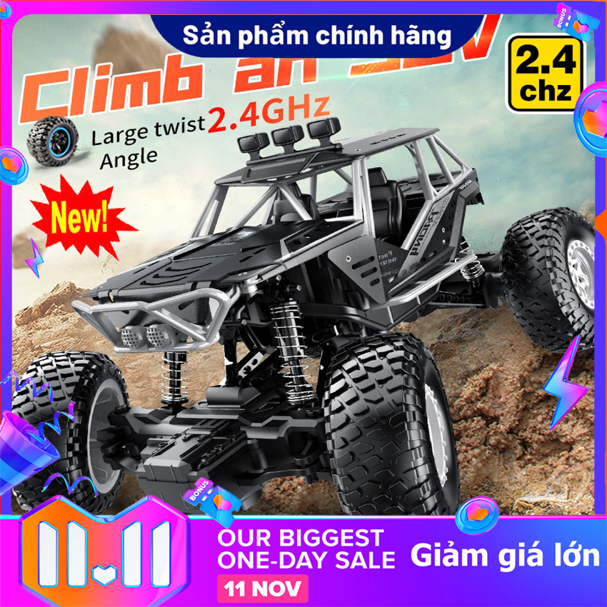 Xe điều khiển từ xa địa hình ky-1818, ô tô điều khiển từ xa, xe địa hình điều khiển từ xa quà tặng ý nghĩa cho bé bến thành store