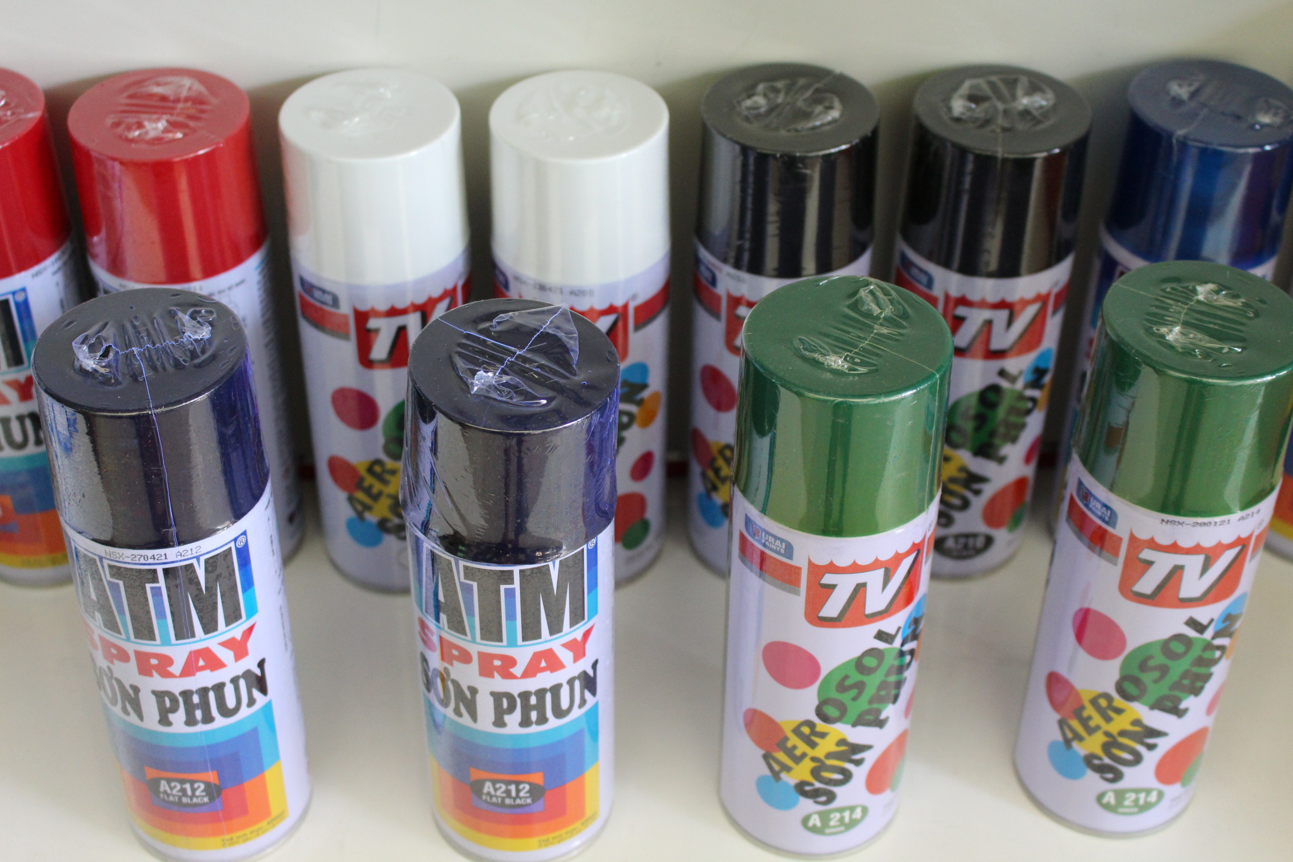 [HCM]Sơn Phun ATM SPRAY 400ml chính hãng nhiều màu chọn lựa, ..