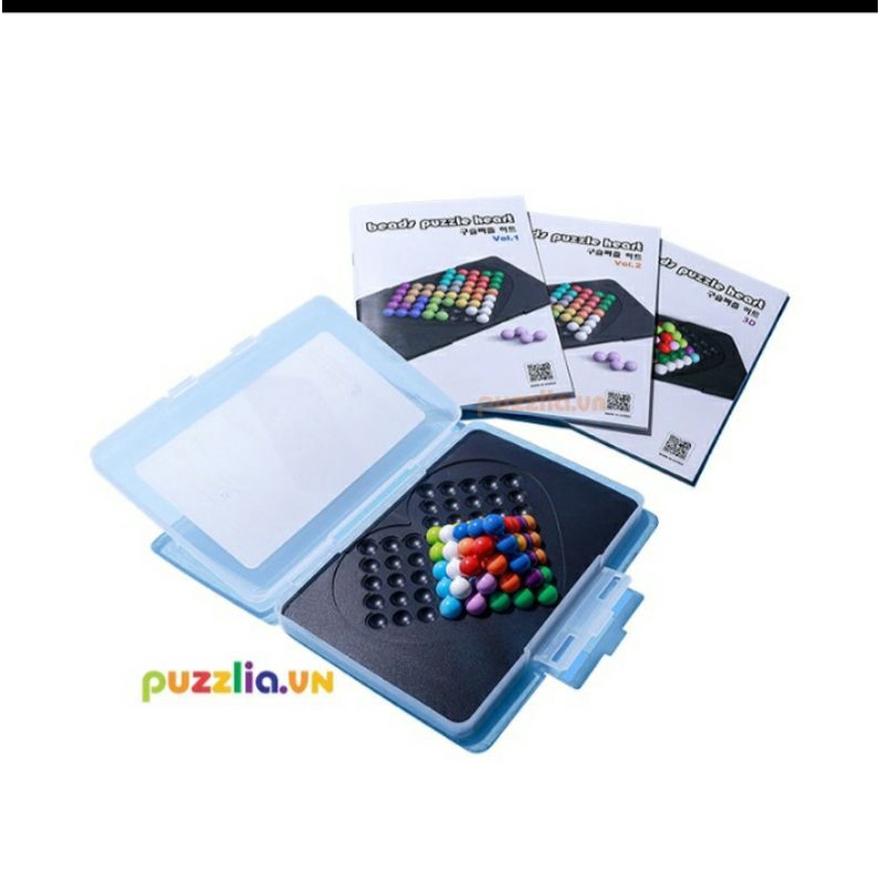 Đồ chơi Puzzlia Beads Puzzle Heart ( Hình trái tim )