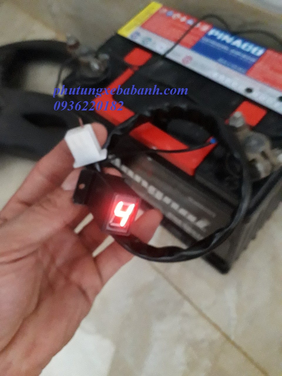 Đồng hồ báo số xe ba gác