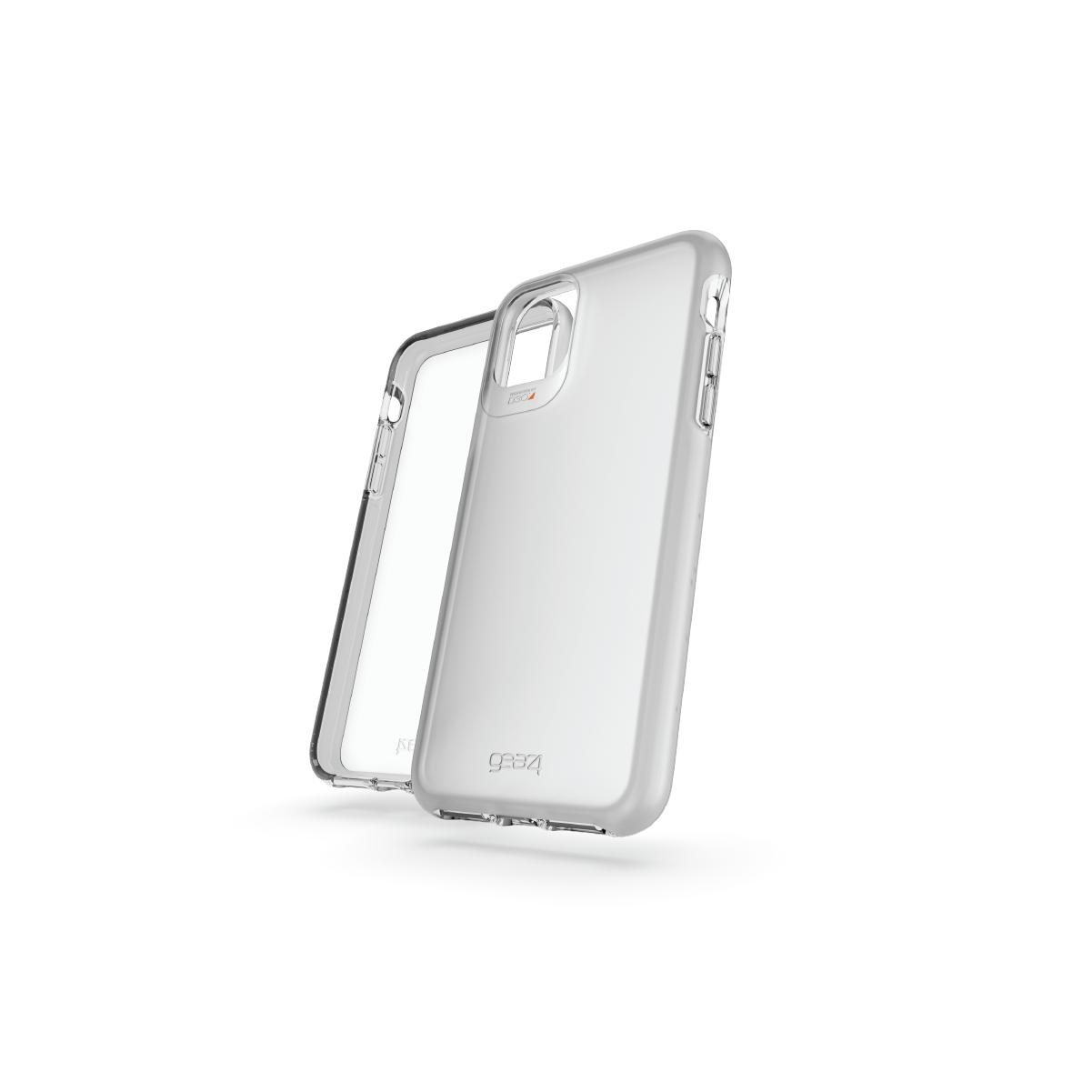 Ốp lưng chống sốc Pro Max siêu mỏng GEAR4 D3O Hampton Apple dành cho iPhone 11 Pro Max - Light Grey - ICB65HTNLGY