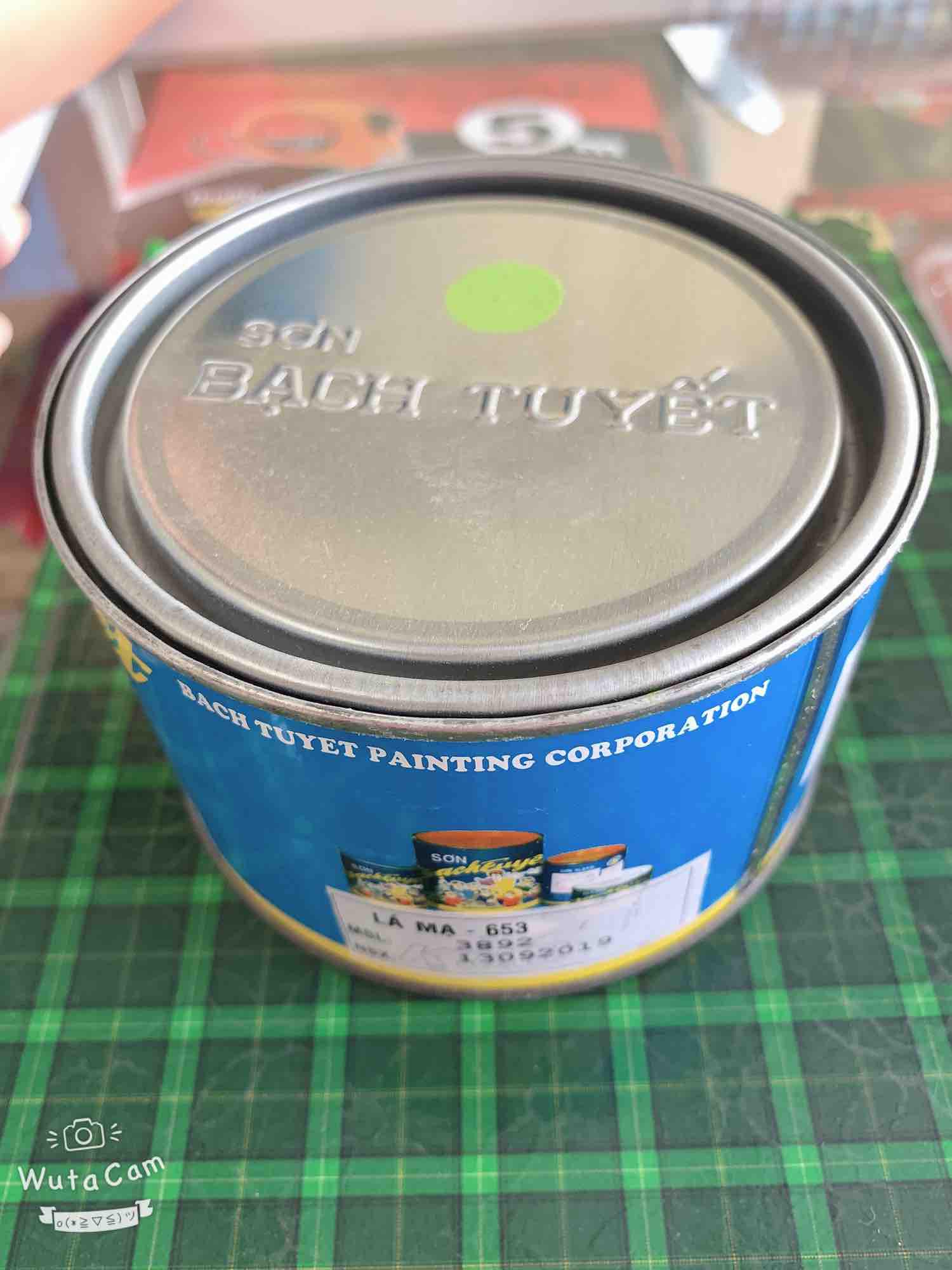 Sơn dầu Bạch Tuyết màu lá mạ (Ankyd bóng 400gr)