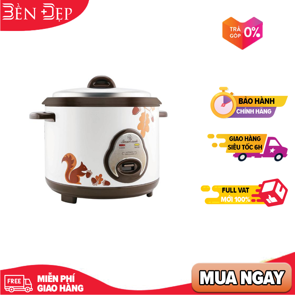 Nồi cơm điện Smartcook 1.2L RCS-1786 (Giá áp dụng giao tại HN, HCM& các tỉnh liên hệ shop)