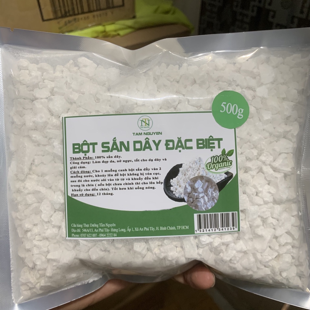 Bột Sắn Dây nguyên chấtTầm Nguyên loại đặc biệt gói 500g
