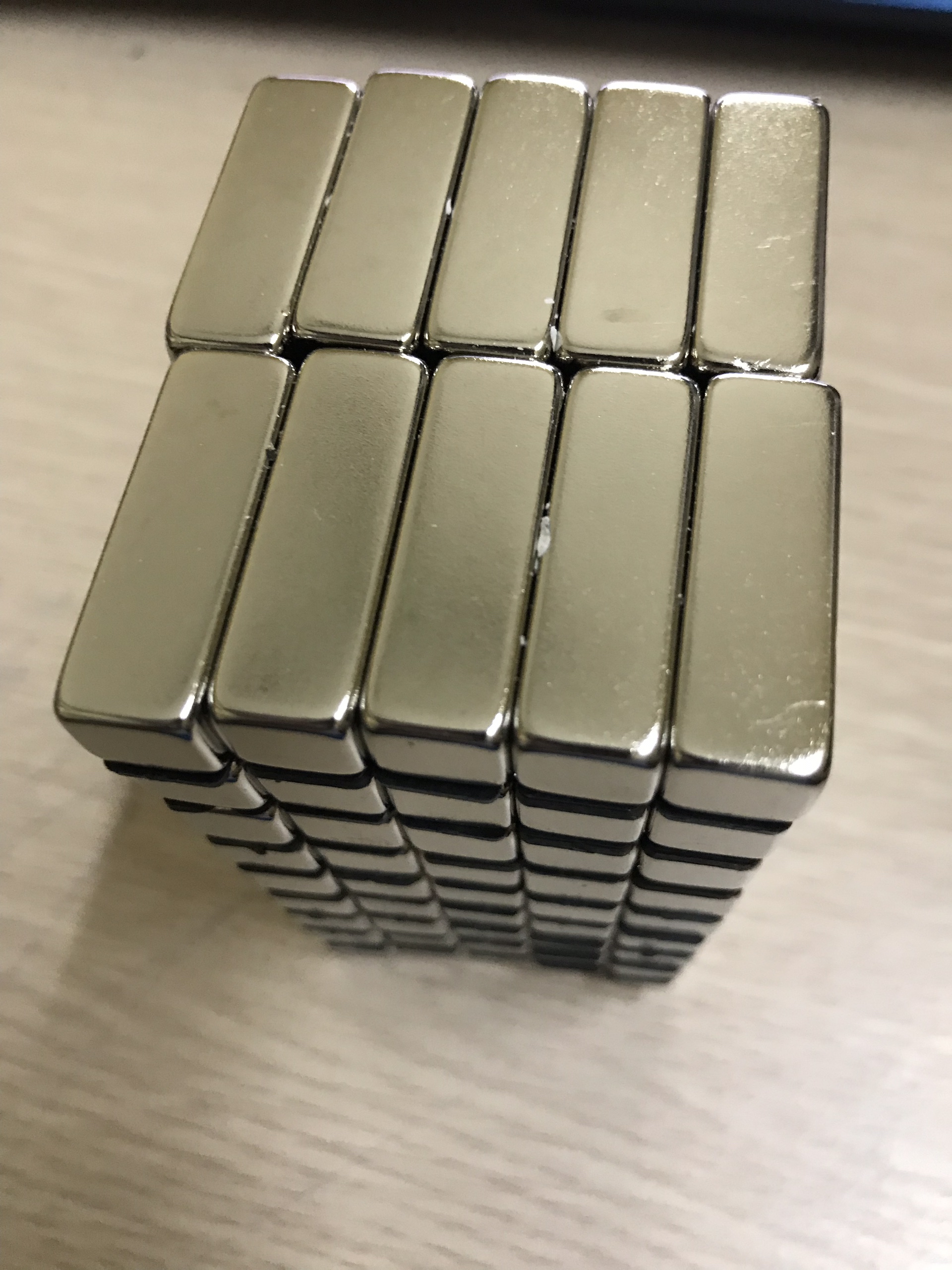 Combo 5 viên Nam châm  trắng đất hiếm 30x10x10mm