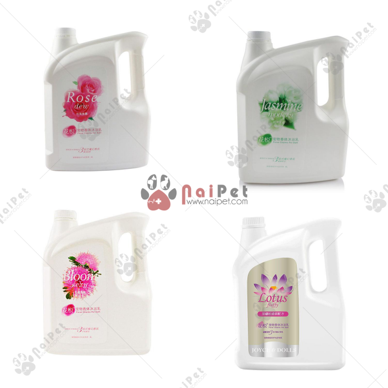 Sữa tắm Thảo Dược Cho Chó Mèo Joyce & Dolls Can 4 Lít
