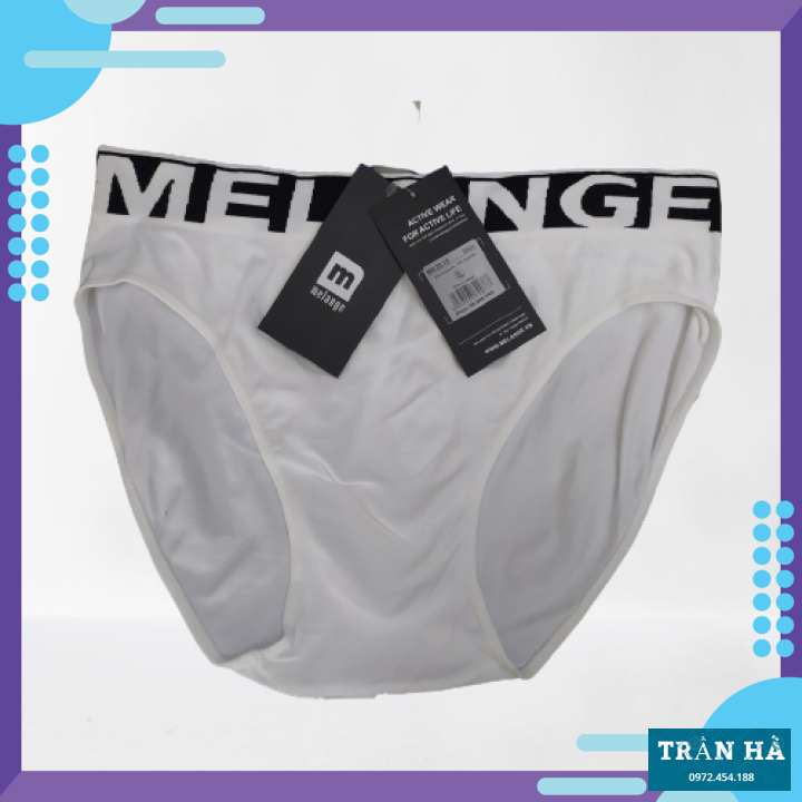 [XẢ KHO] Sịp Nam Quần Lót Tam Giác Nam Hãng Melange Vải Dệt Liền Mềm Mát, Không Hằn, Không Cộm, HABI88
