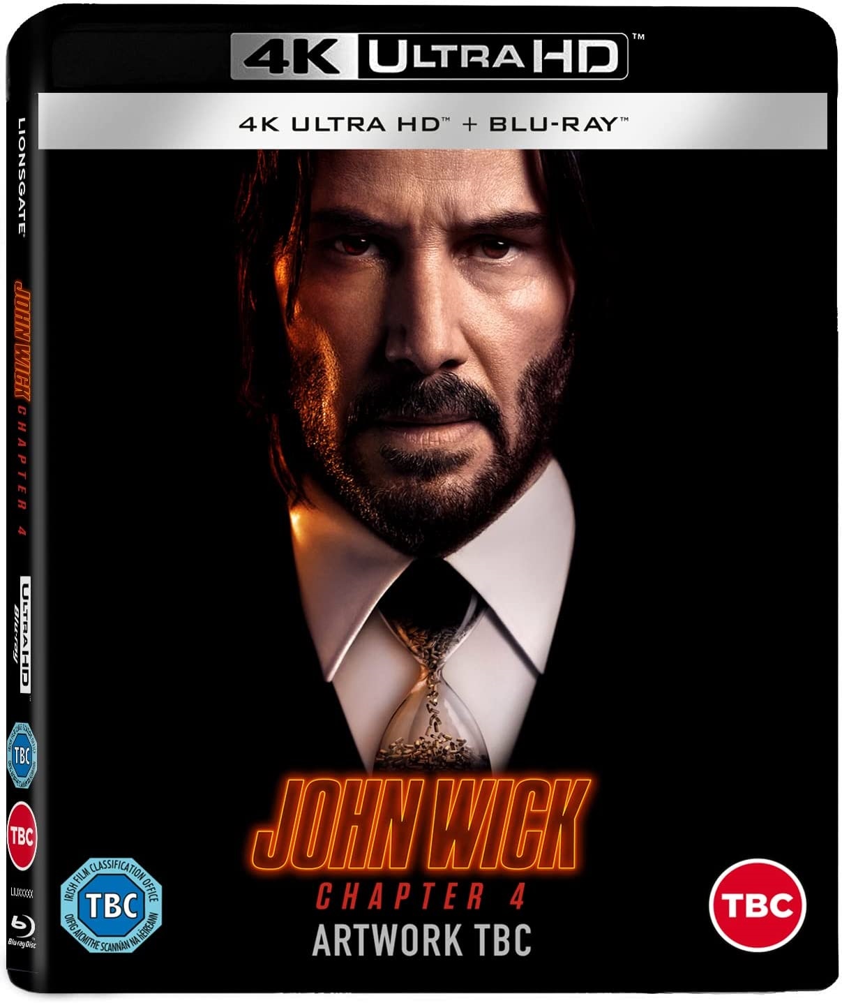 4k blu-ray disc john wick 4 english and chinese dolby vision keanu reeves donnie yen playable on ps5 zz