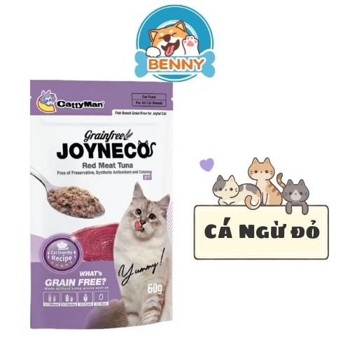 Pate Cho Mèo Biếng Ăn JOYNECO - Gói 60G