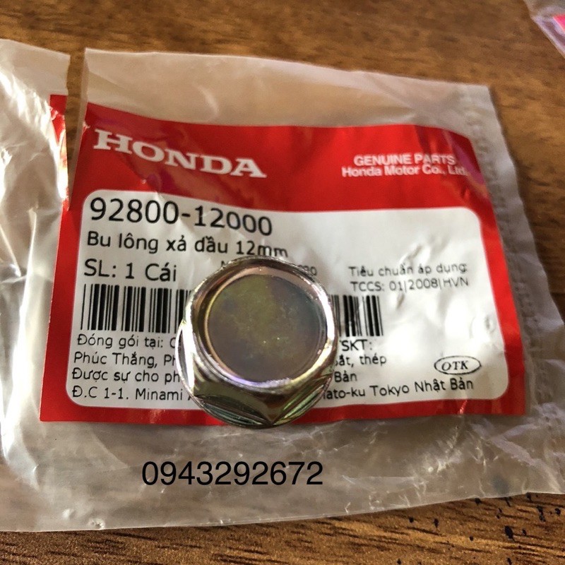 ốc rốn dầu Honda