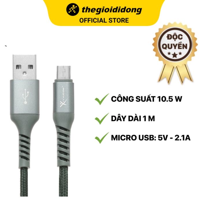 Xmobile ltm-02 1m micro USB cable cheap genuine 100% 12 months warranty