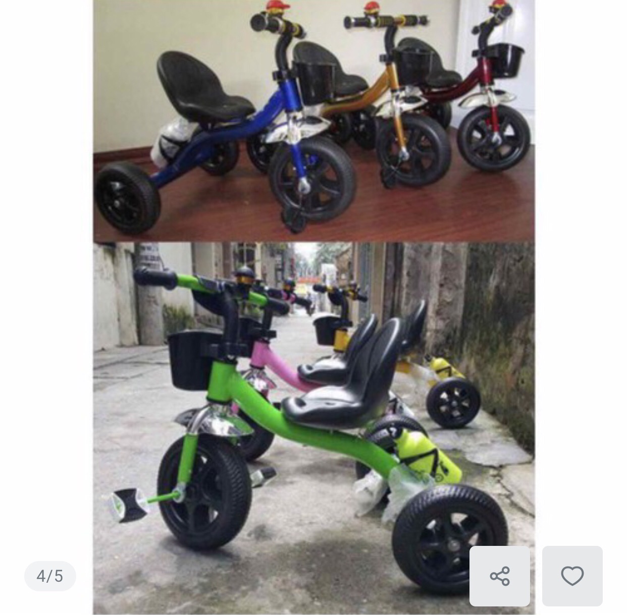 XE ĐẠP 3 BÁNH BÌNH NƯỚC CHO BÉ YÊU