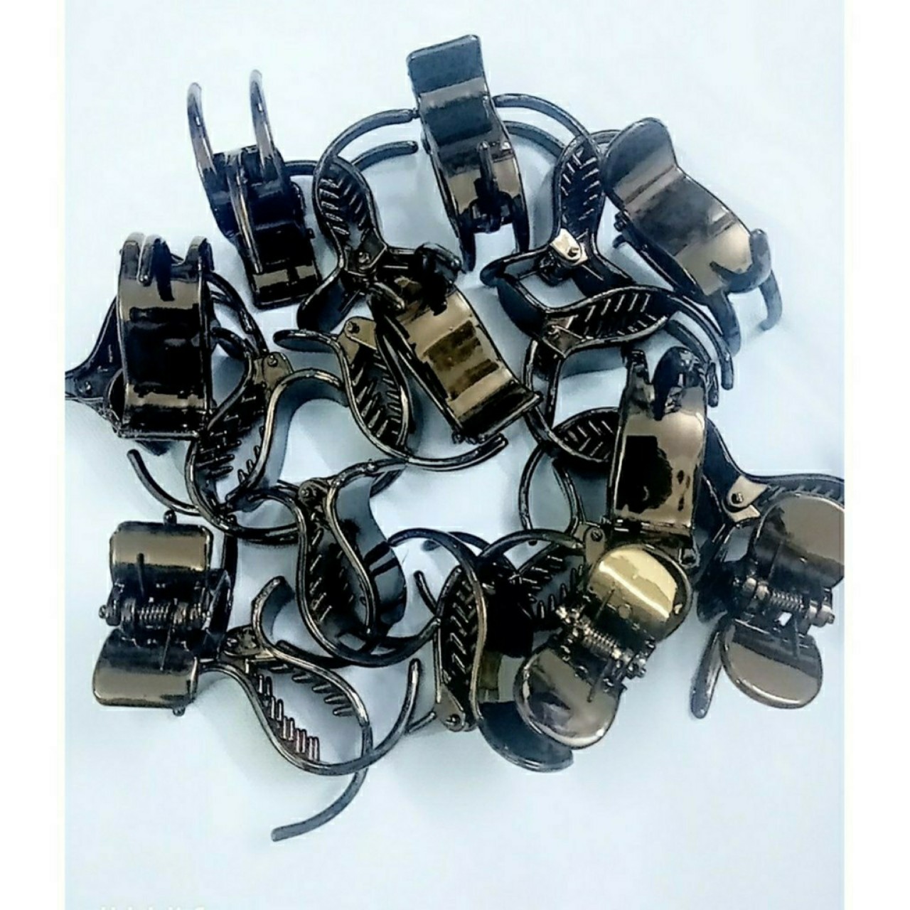 [HCM]Sỉ 12 cái gấp tóc kẹp tóc càng cua nhiều màu 3-5 răng cho bạn gái hàng không gãy