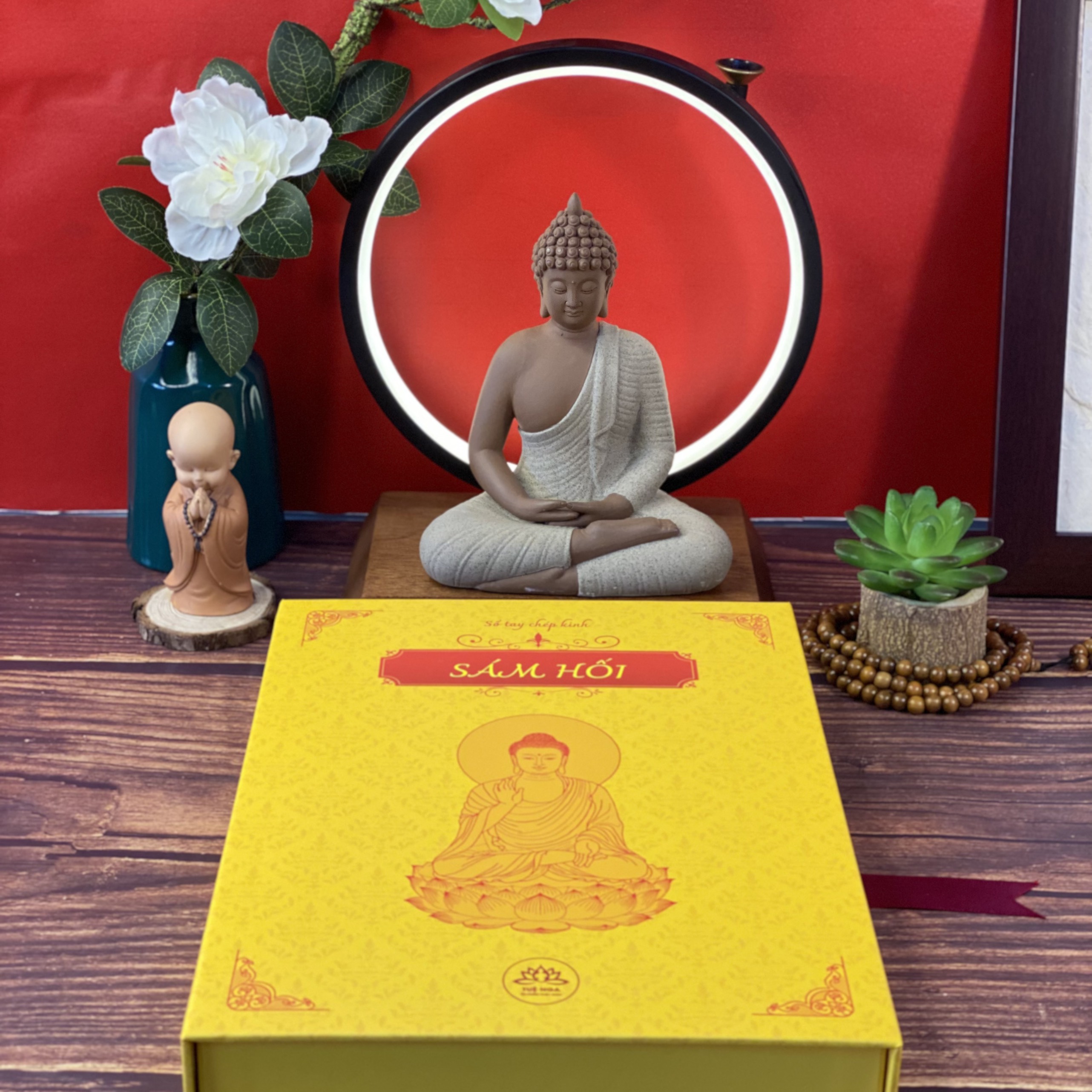 Sổ tay chép Sám Hối in mờ - Tuệ Nga