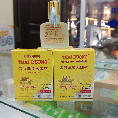 Dầu gừng Thái Dương chai 6ml