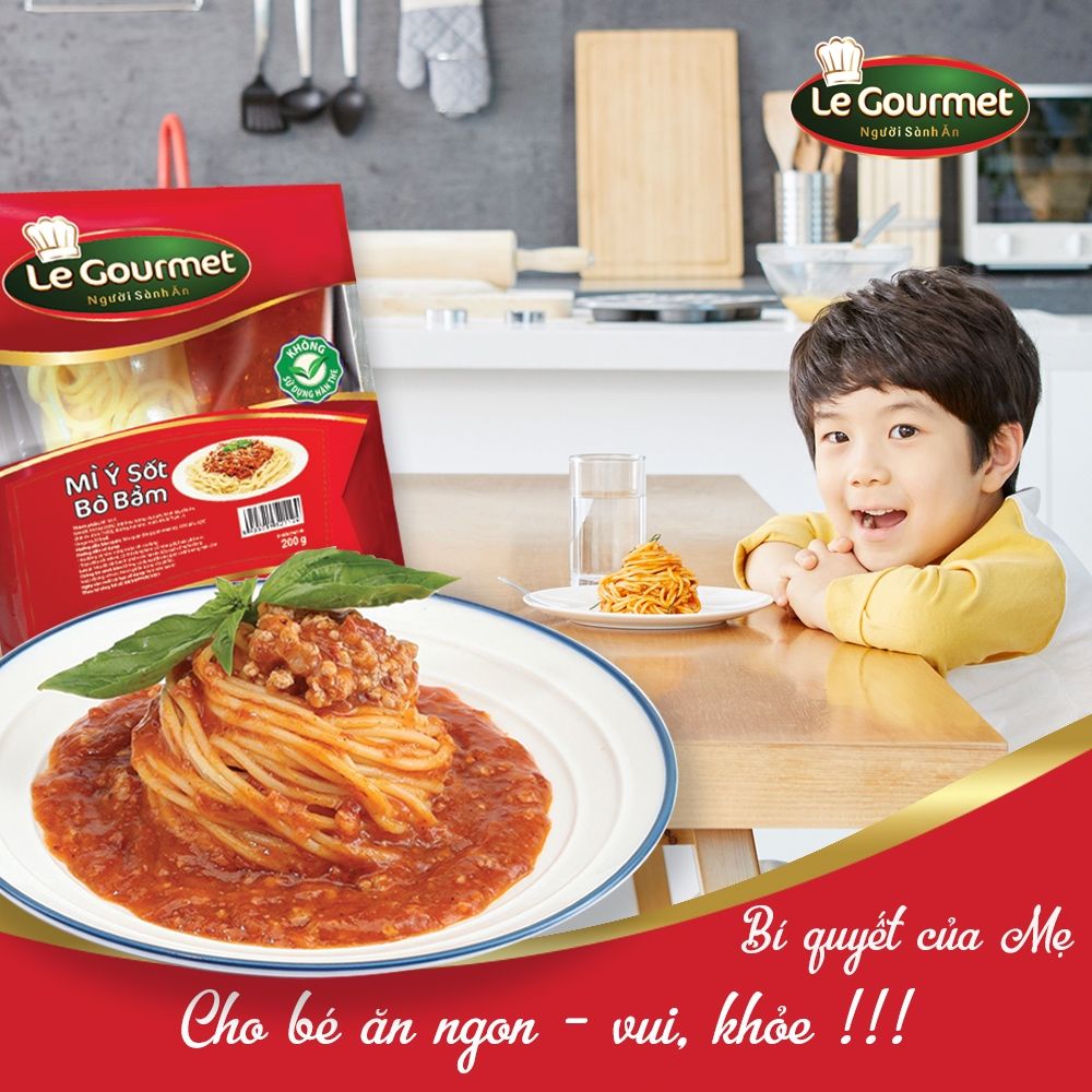 Mì ý sốt bò bằm Le Gourmet 200g