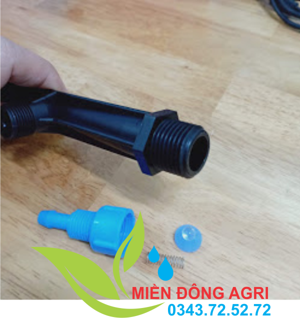 Bộ venturi hút phân phi 21mm [XANH-ĐEN]