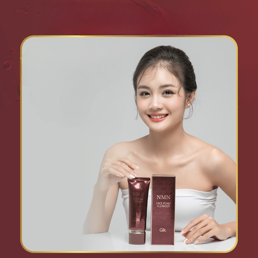 [Sales HSD 9/2025] Sữa rửa mặt ngừa lão hoá Gik NMN Face Foam Cleanser 120ml