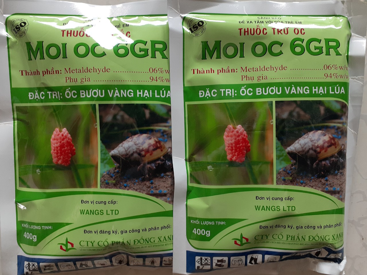 Thuốc trừ ốc MOI OC 6GR - Gói 400gr