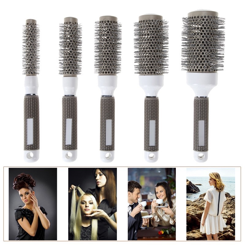 Lược tròn sấy tóc tạo kiểu uốn phồng tóc thanhcosmetics