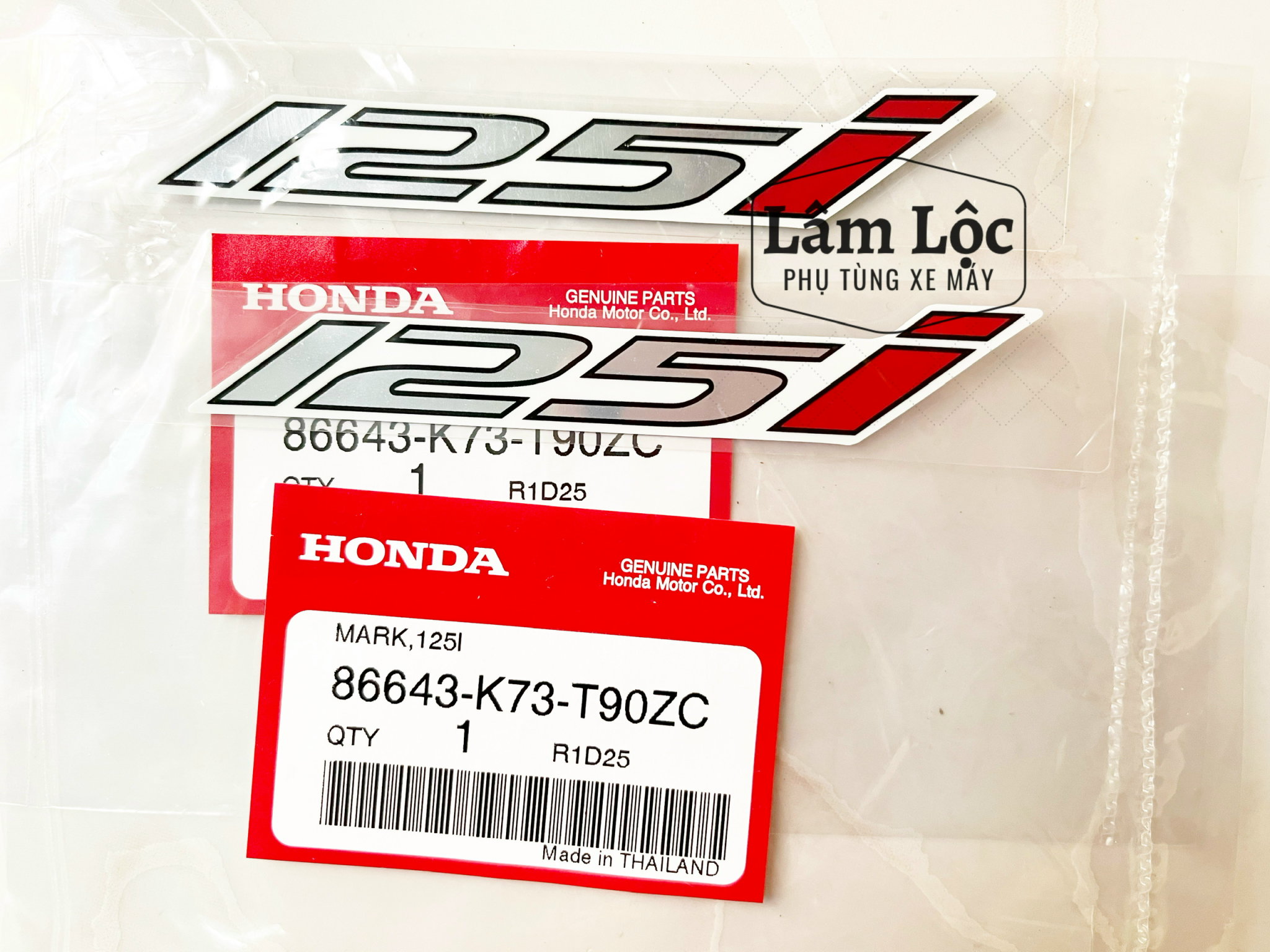 Tem 125i wave thái lan honda-1 cặp tem