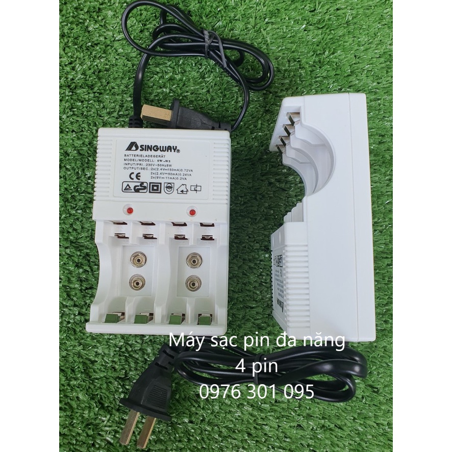 [ SINGWAY ] Máy Sạc Pin Đa Năng AA - AAA