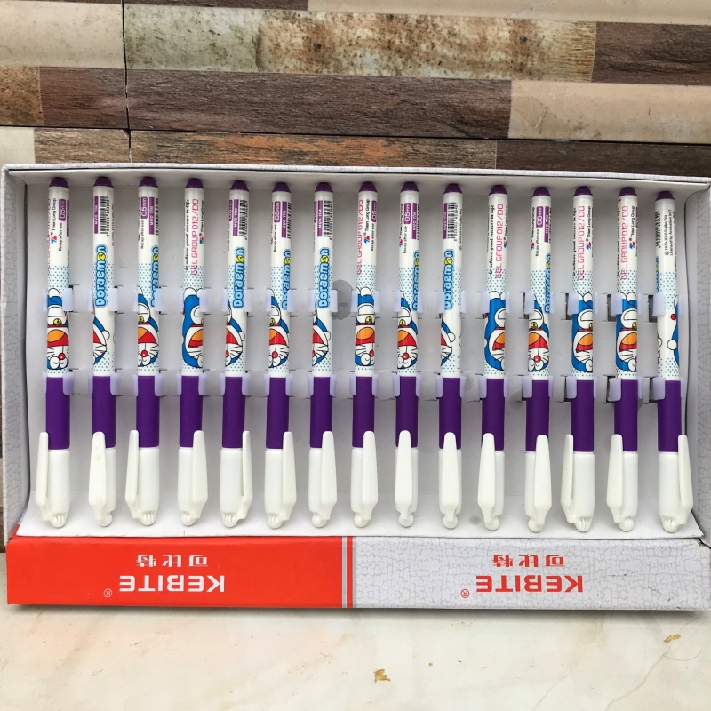 Bút nước gel Doremon tím chính hãng [Kho sỉ HCM: NHÀ SÁCH - VPP BẢO HÂN]