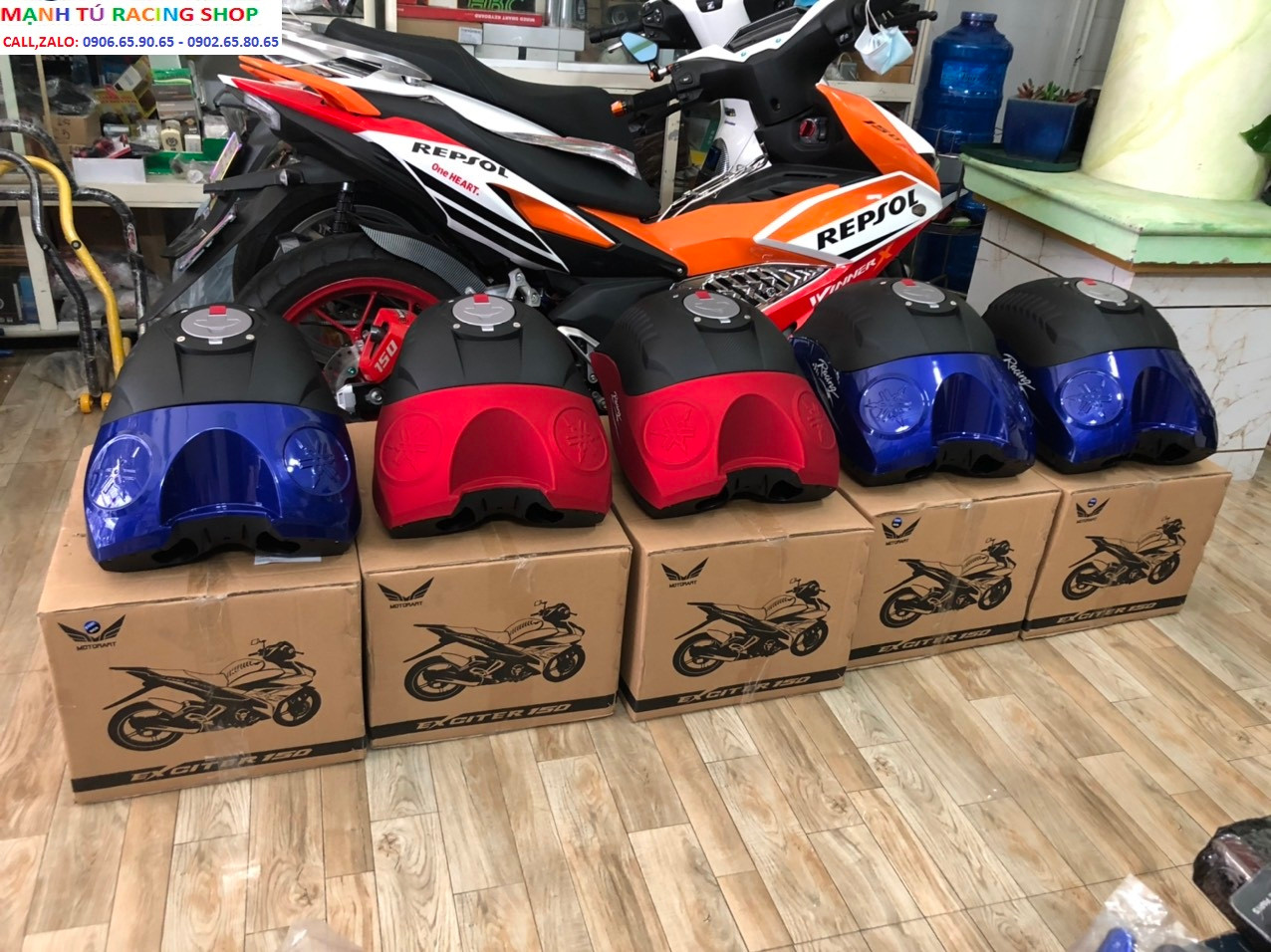Thùng giữa ex 150