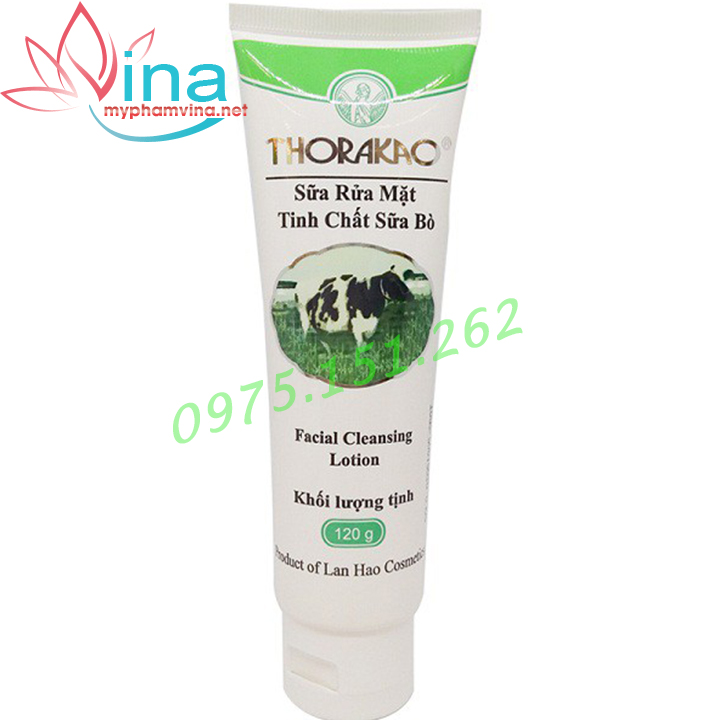 [HCM]SỮA RỬA MẶT TINH CHẤT SỮA BÒ THORAKAO 120ML