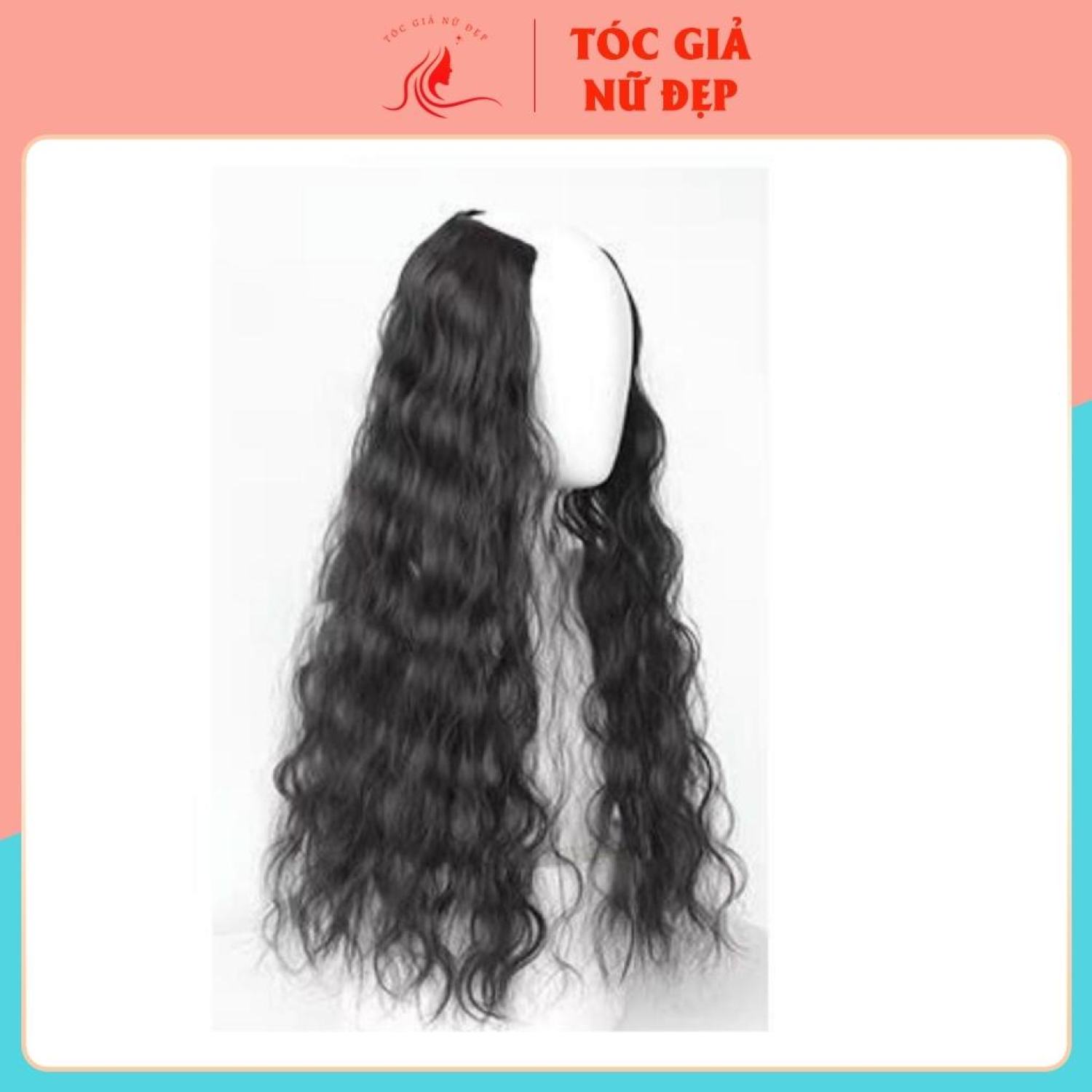 Tóc giả kẹp u xù u08a