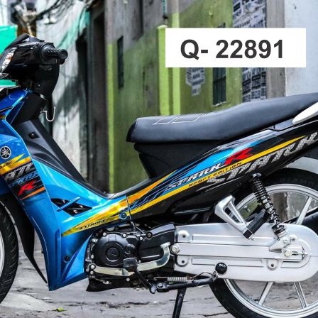 Trọn bộ tem rời dán xe Sirius Crom