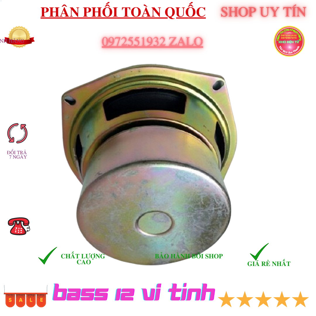 Củ loa sub  12cm cao cấp-Loa vi tính - giá 1 loa