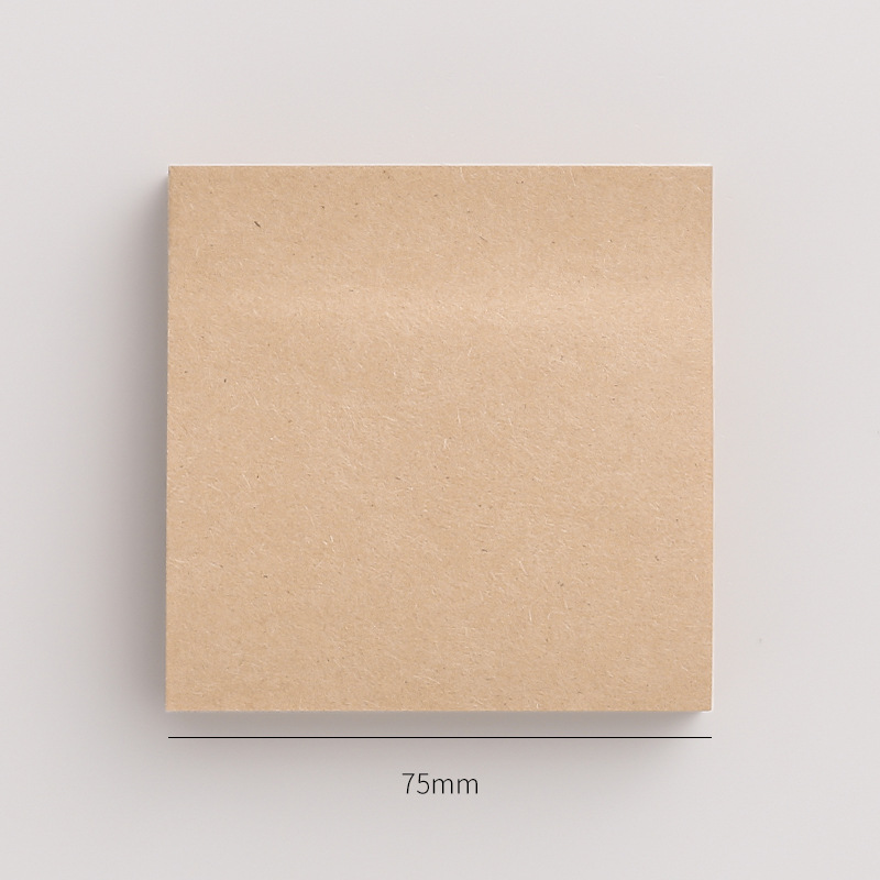 Tập 80 giấy note giấy nhớ basic KRAFT DecorMe