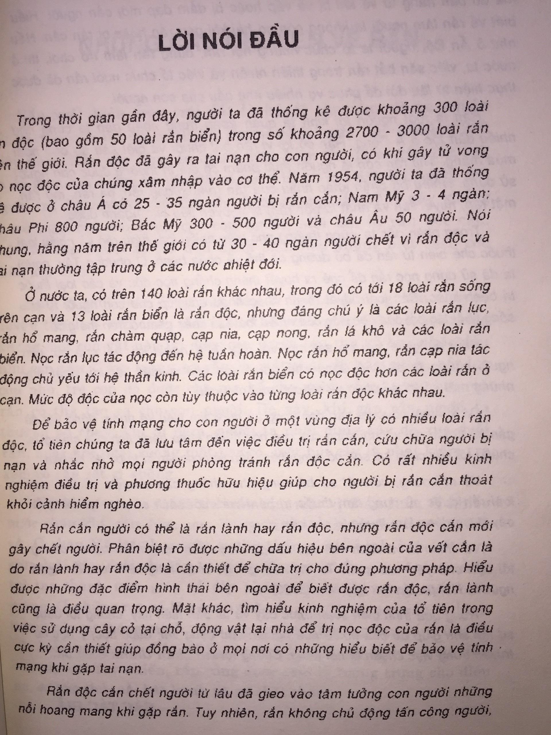 Rắn Làm Thuốc Và Thuốc Trị Rắn Cắn - Võ Văn Chi