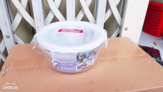 Thố thủy tinh Lock&Lock 650ml