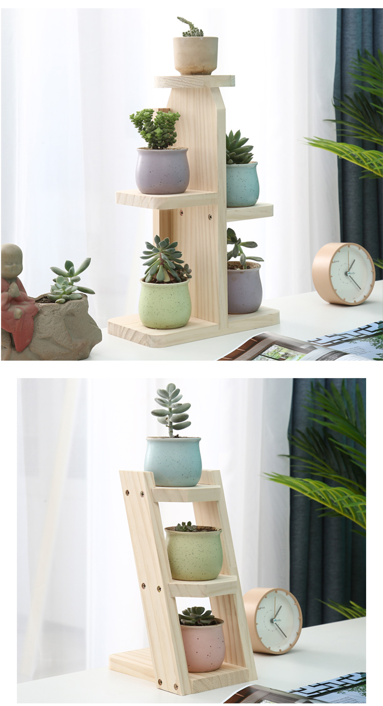 Kệ Decor Bàn Làm Việc APF Gỗ Thông