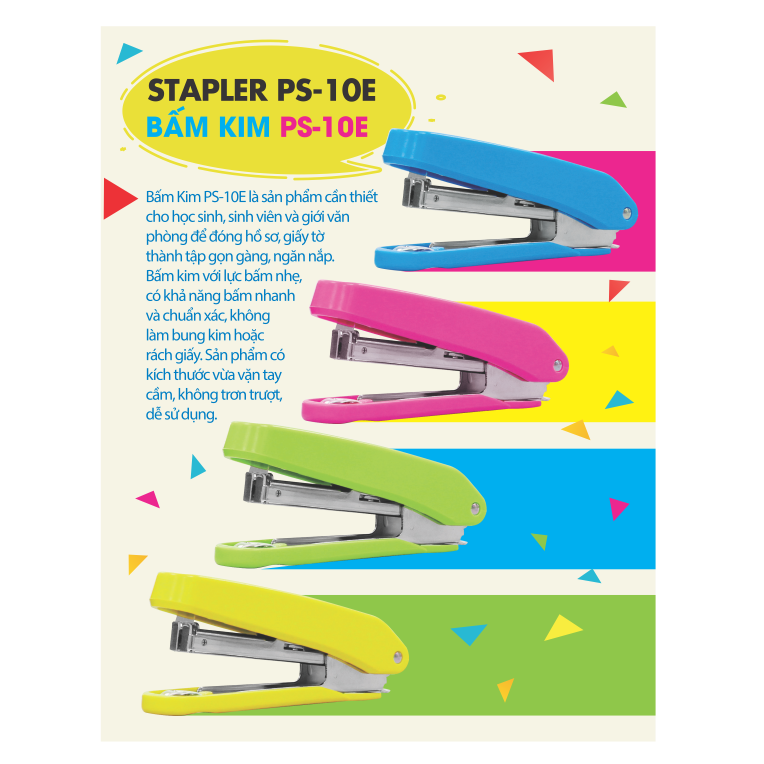 BẤM KIM PS-10E HAPPY COLOR