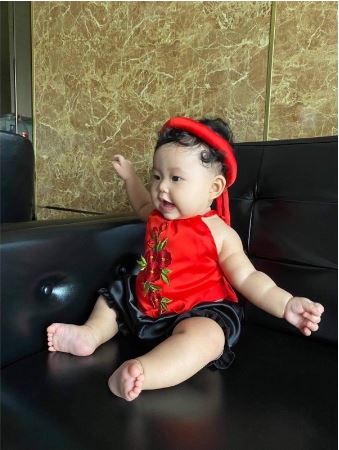 Yếm xinh cho bé (Kèm mấn)