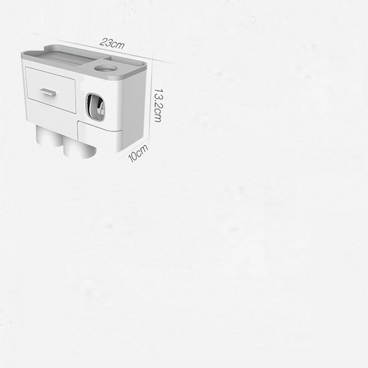 Bộ nhả kem đánh răng tự động 2 cốc mẫu mới