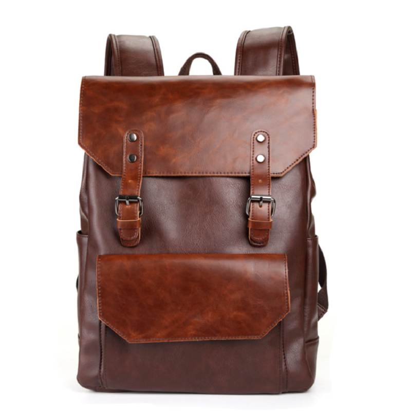 Balo Da PU Brown L9003