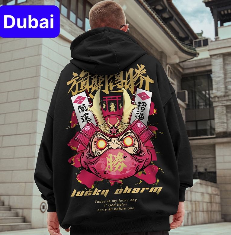 ÁO KHOÁC HOODIE NAM NỮ SAMURAI ONI CHẤT NỈ DÀY PHOM FROM RỘNG CHỐNG LẠNH NẮNG, NÓNG ĐÔNG HÈ UNISEX QUỶ CAO CẤP - DUBAI FASHION