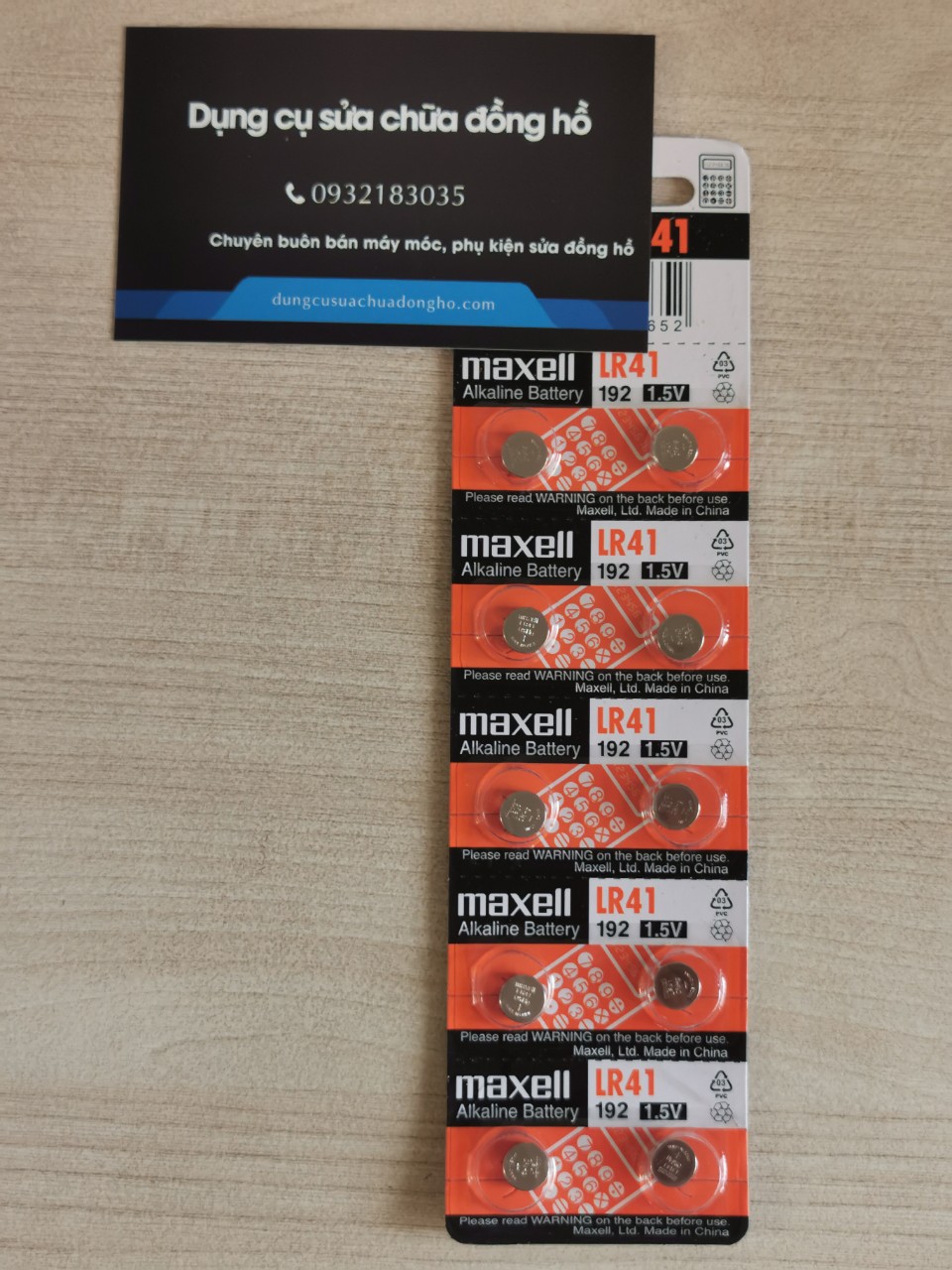 Pin Maxell LR44, LR41, LR1130, LR43 nhập khẩu