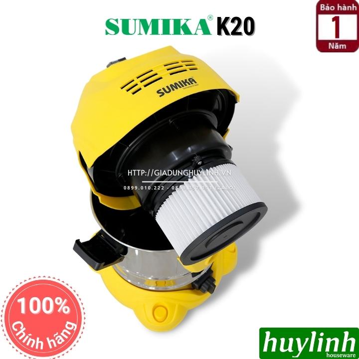 [HCM]Máy hút bụi khô và ướt Sumika K20 - 20 lít