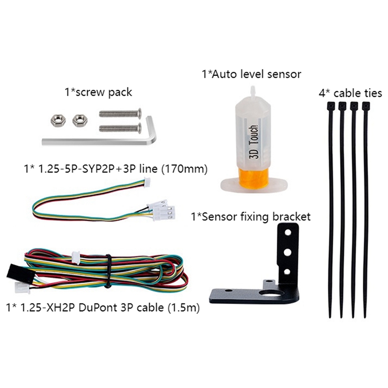 Upgraded Auto Bed Leveling Sensor Kit BL Touch Self Sensor Fixing Bracket for 3D Printer Creality Ender 3 V2/5 Pro/CR-10